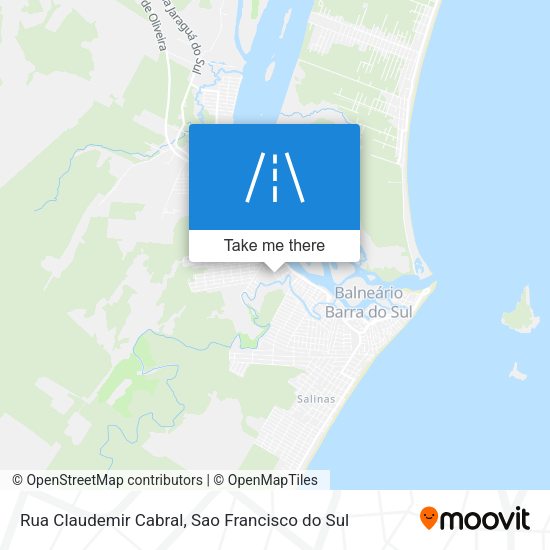 Rua Claudemir Cabral map