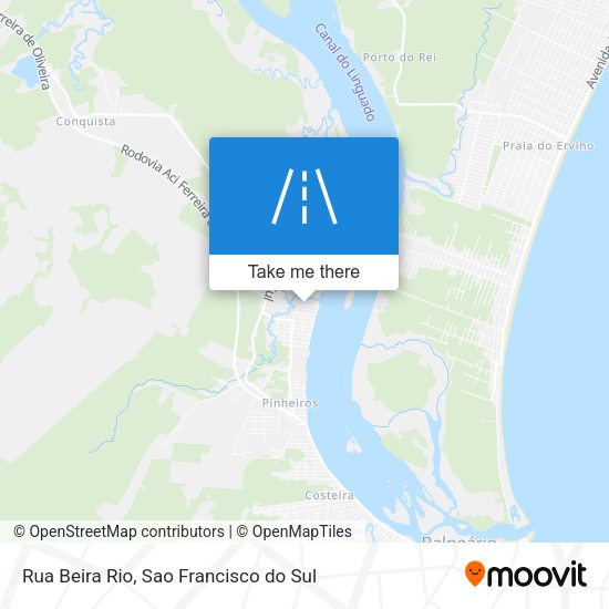 Rua Beira Rio map