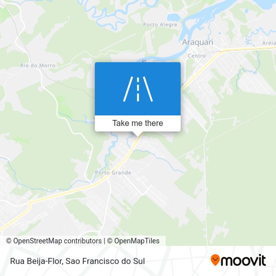 Rua Beija-Flor map