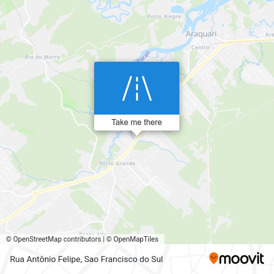 Rua Antônio Felipe map