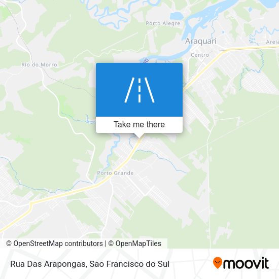Rua Das Arapongas map