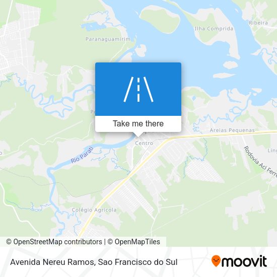 Avenida Nereu Ramos map