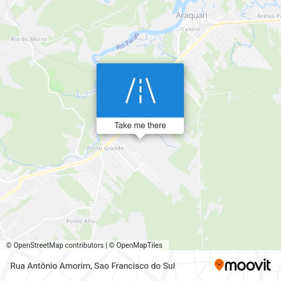 Rua Antônio Amorim map