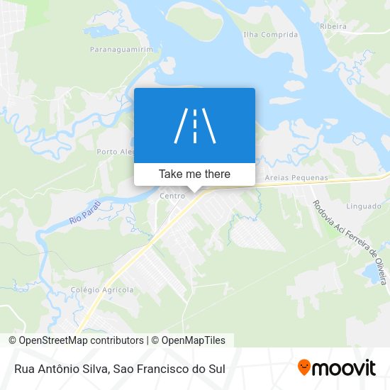 Rua Antônio Silva map