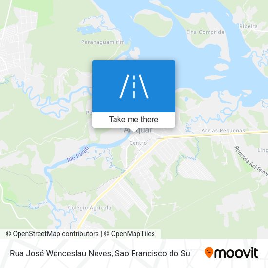 Rua José Wenceslau Neves map