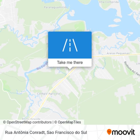 Rua Antônia Conradt map