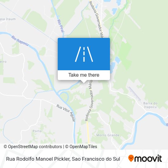 Rua Rodolfo Manoel Pickler map