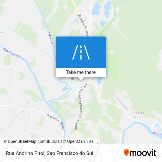 Rua Andrino Pitol map