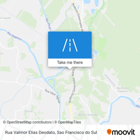 Rua Valmor Elias Deodato map