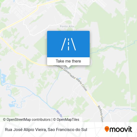 Rua José Alípio Vieira map