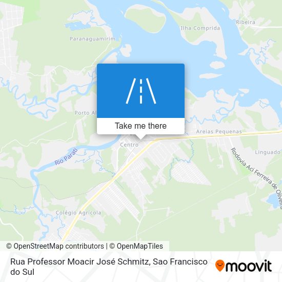 Rua Professor Moacir José Schmitz map