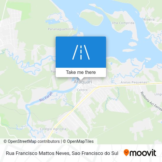Rua Francisco Mattos Neves map