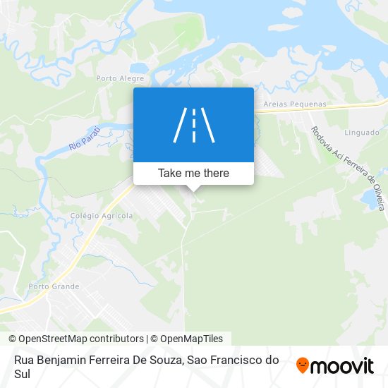 Rua Benjamin Ferreira De Souza map