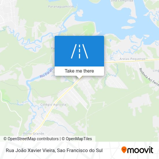 Rua João Xavier Vieira map