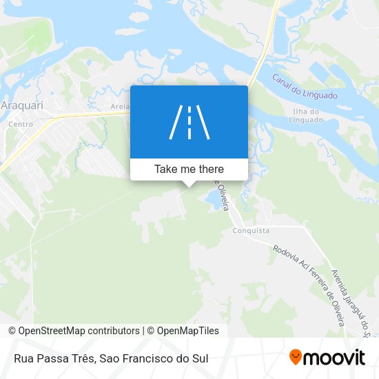 Rua Passa Três map