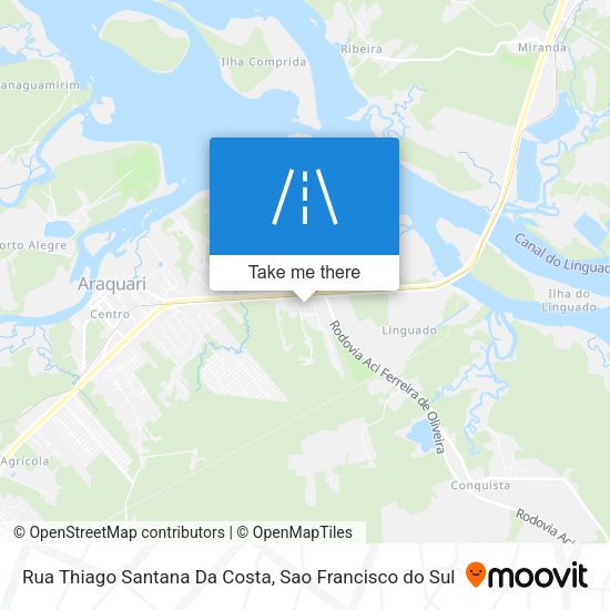 Rua Thiago Santana Da Costa map