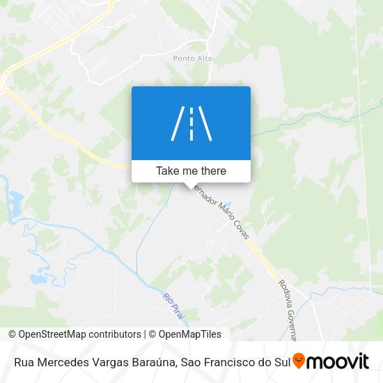 Rua Mercedes Vargas Baraúna map