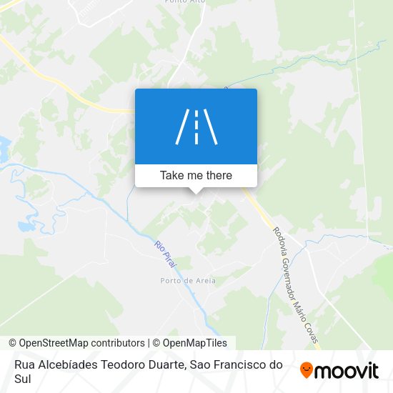 Rua Alcebíades Teodoro Duarte map