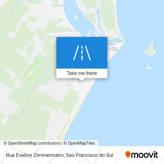 Rua Evalino Zimmermann map