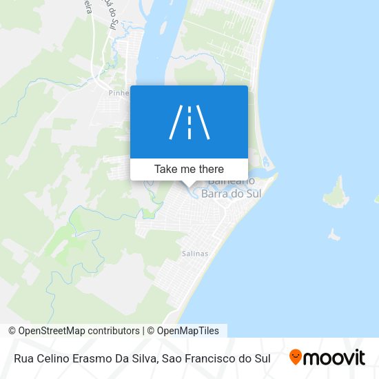 Rua Celino Erasmo Da Silva map