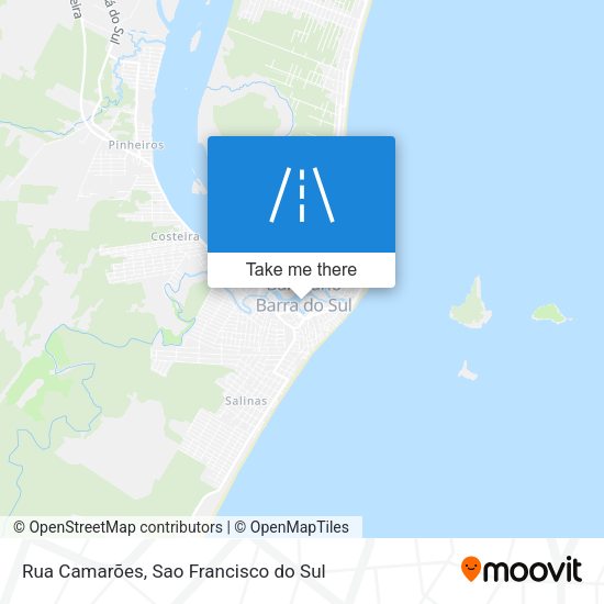 Rua Camarões map