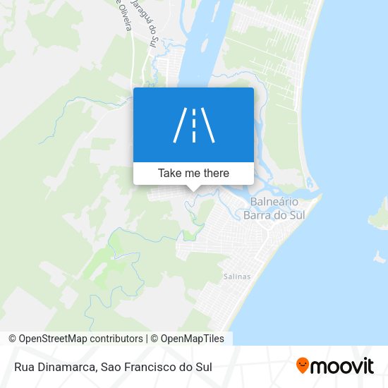 Rua Dinamarca map