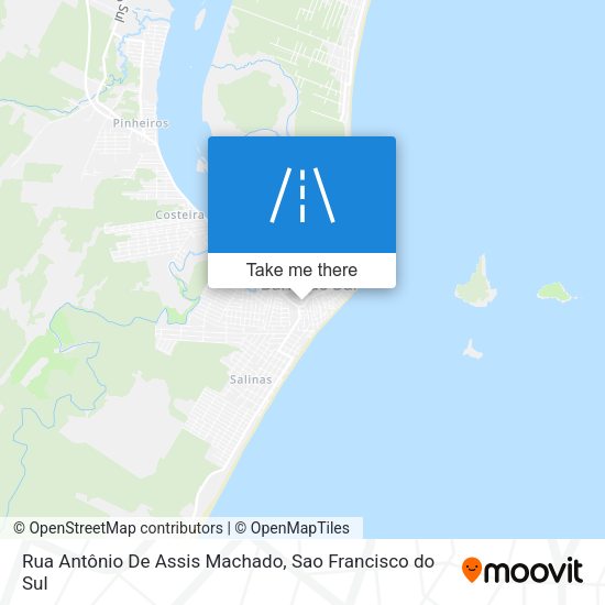 Rua Antônio De Assis Machado map