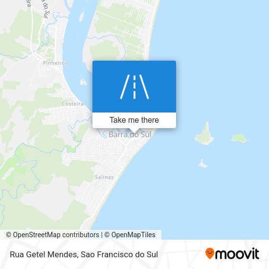 Rua Getel Mendes map