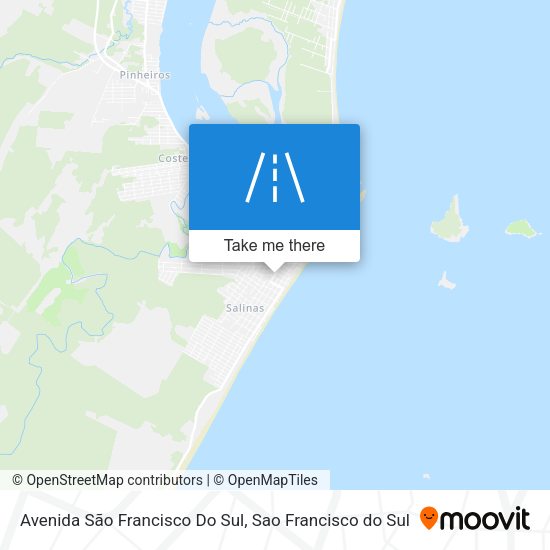 Avenida São Francisco Do Sul map