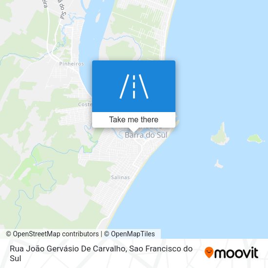 Rua João Gervásio De Carvalho map