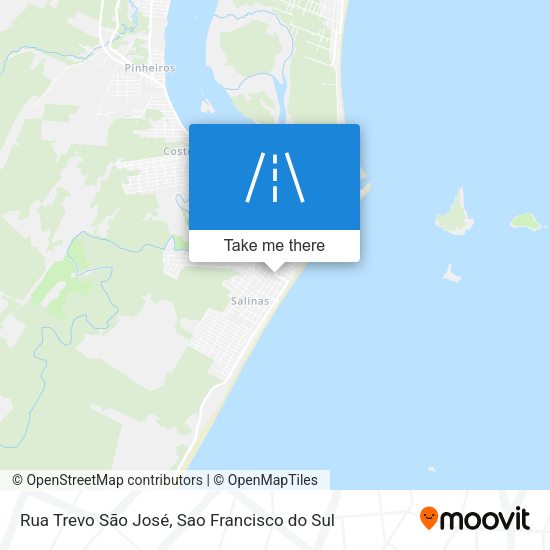 Rua Trevo São José map