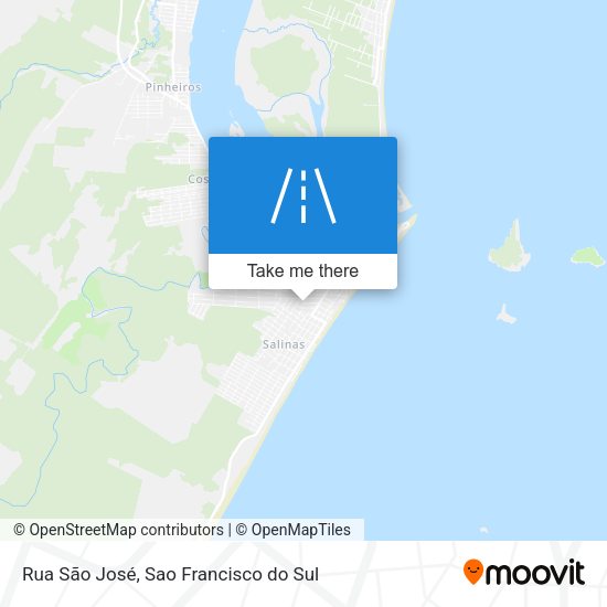 Rua São José map