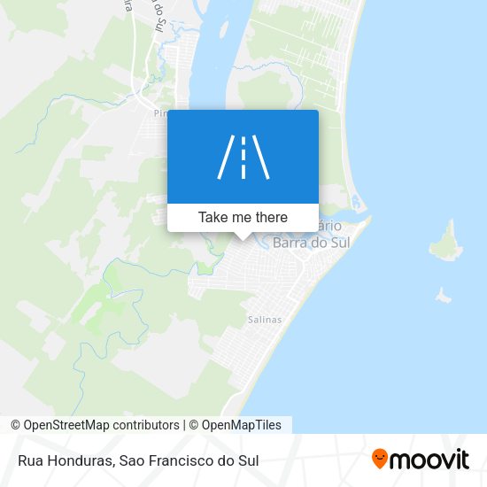 Rua Honduras map