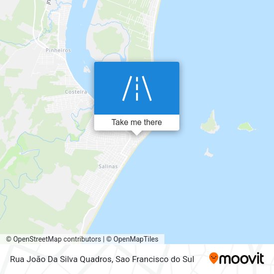 Rua João Da Silva Quadros map