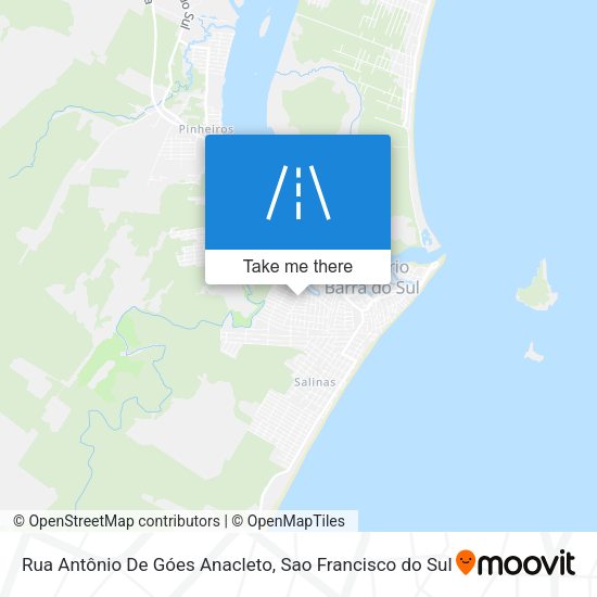 Rua Antônio De Góes Anacleto map
