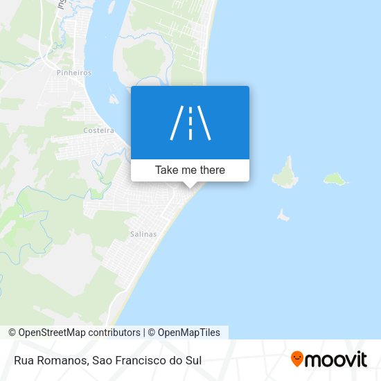 Rua Romanos map