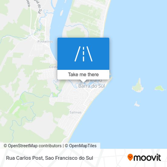 Rua Carlos Post map