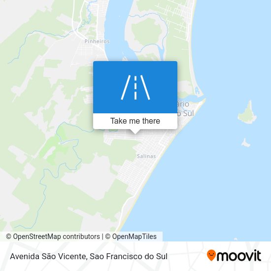 Avenida São Vicente map