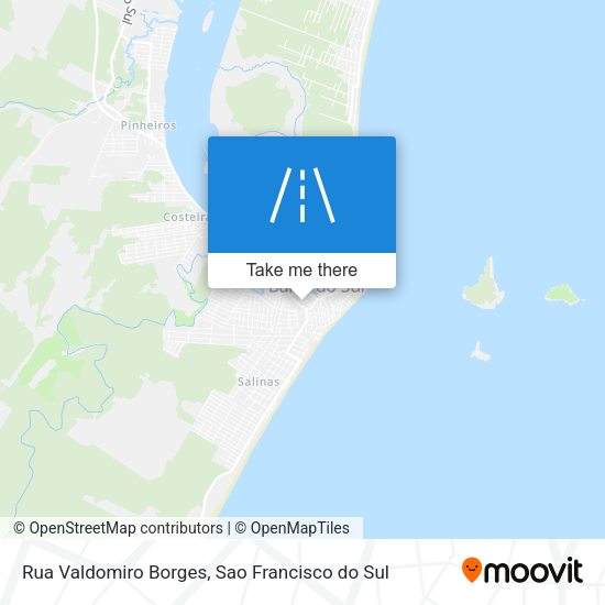 Rua Valdomiro Borges map