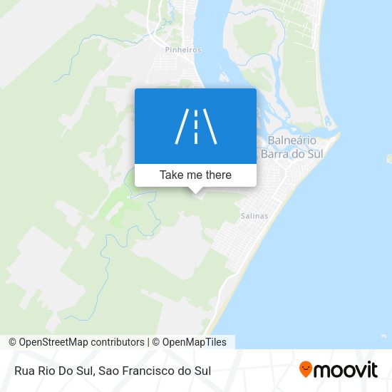 Rua Rio Do Sul map
