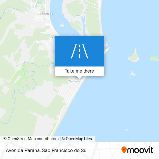Avenida Paraná map