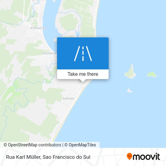 Rua Karl Müller map