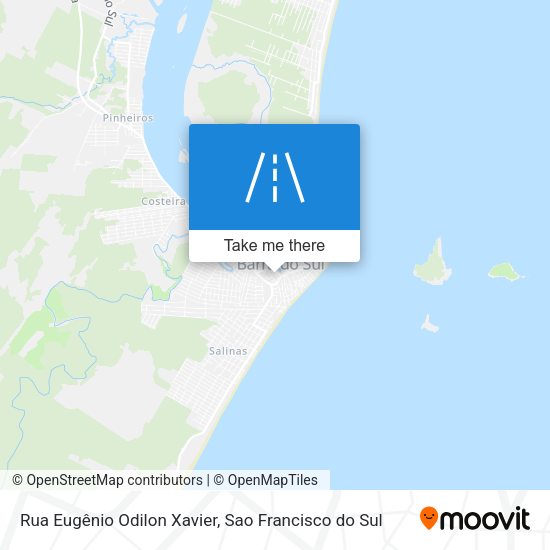 Rua Eugênio Odilon Xavier map