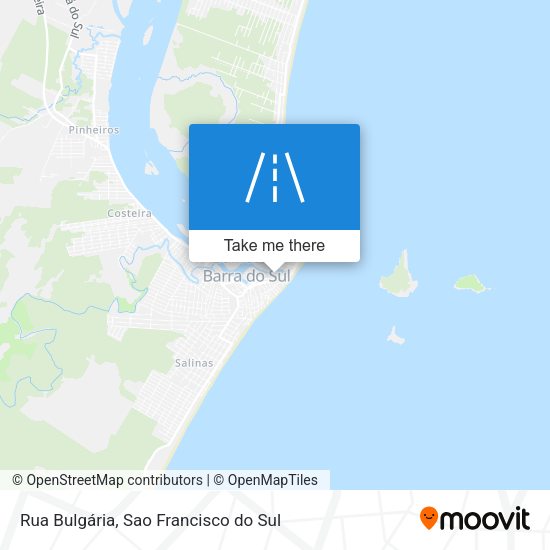 Rua Bulgária map