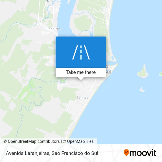 Avenida Laranjeiras map