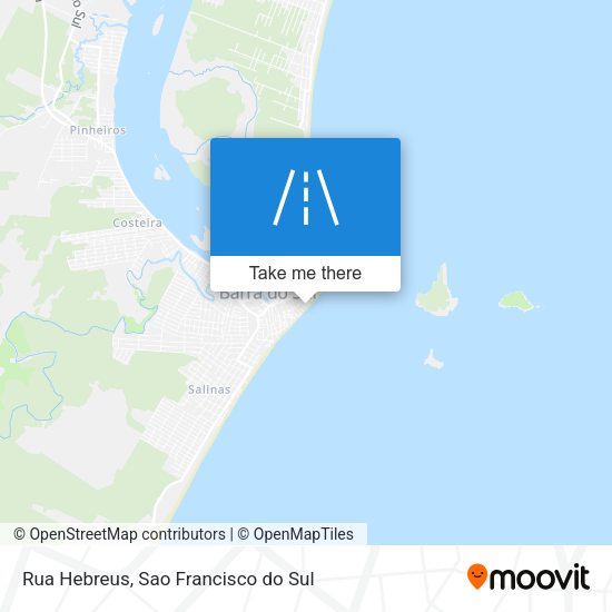 Rua Hebreus map