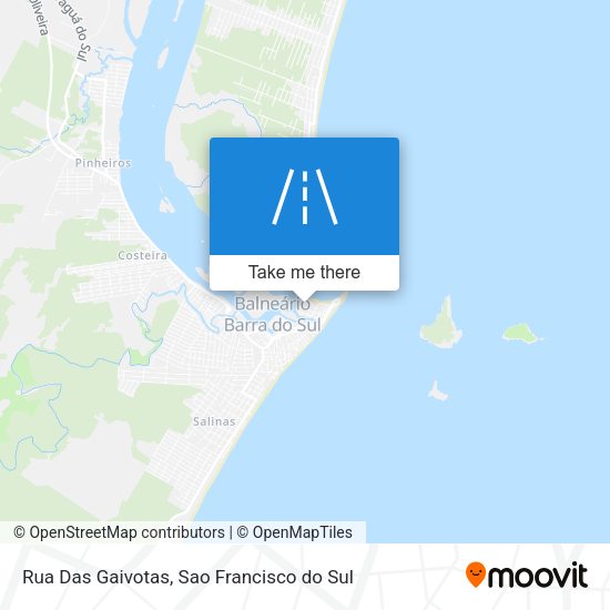 Rua Das Gaivotas map
