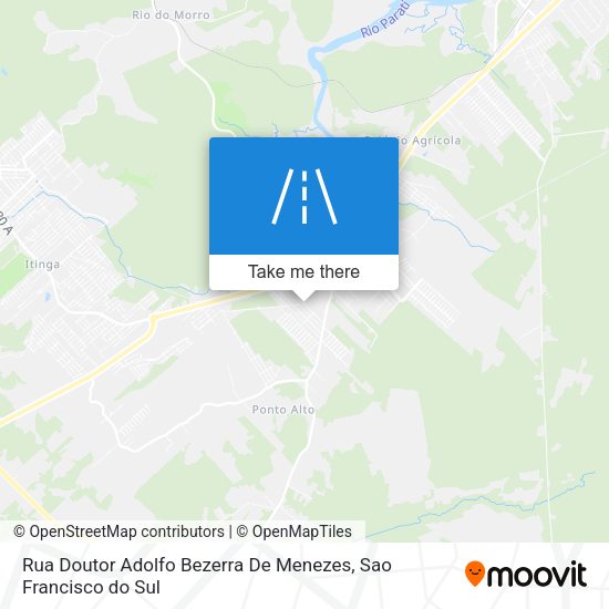 Rua Doutor Adolfo Bezerra De Menezes map