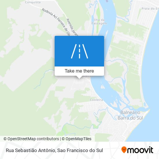 Rua Sebastião Antônio map