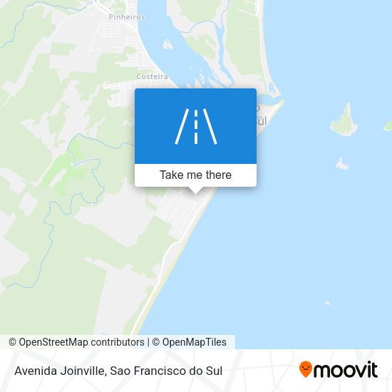 Avenida Joinville map